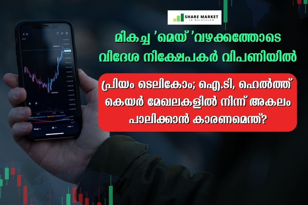 മികച്ച  മെയ് വഴക്കത്തോടെ വിദേശ നിക്ഷേപകര്‍ വിപണിയില്‍